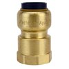 Tectite By Apollo 1/2 in. Brass Push-to-Connect x Female Pipe Thread Adapter FSBFA12